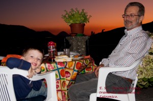 Nonno e Nipote e Tramonto a Latronico